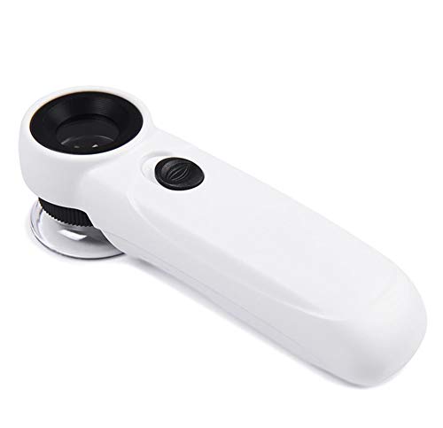 Loupe grossissante portable LED 30x LIBINFAN pour lecture senior et examen de bijoux
