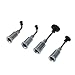 Black Rubber IC Pick Up Vacuum Sucking Pen with 4 Suction Headers for Capacitor Resistor Chip Soldering Sucker Tool Router Tools for Woodworking