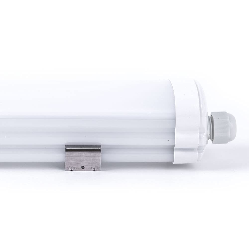 LED Röhre mit Bewegungsmelder Feuchtraumleuchte 120 cm Werkstattlampe Wannenleuchte, IP65, L 120 cm