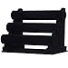 KCHEX 3 Tier Black Velvet Bracelet Holder- Bracelet Stand for Jewelry Organization and Display