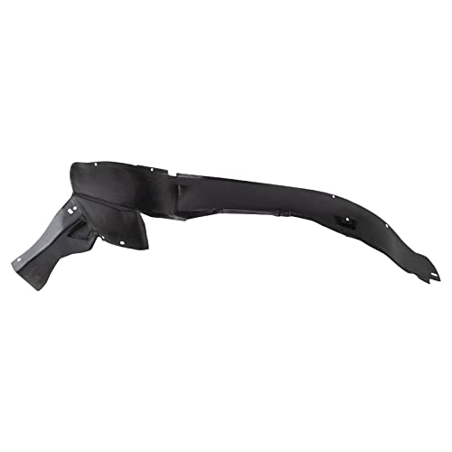 Image of TRQ Front Left Inner Fender Liner Black Drivers Side Compatible with 1999-2005 Pontiac Montana 1997-1998 Trans Sport GM1248150
