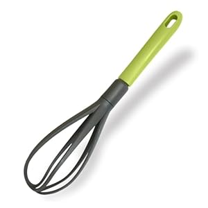 Fackelmann Frusta da cucina con manico in plastica riciclata, materiale parte funzionale in nylon resistente alle alte temperature, dimensioni 30x6x5.5 cm