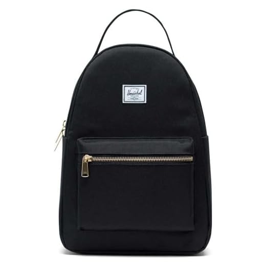Herschel Nova Backpack, Black/Gold, Small 14.0L