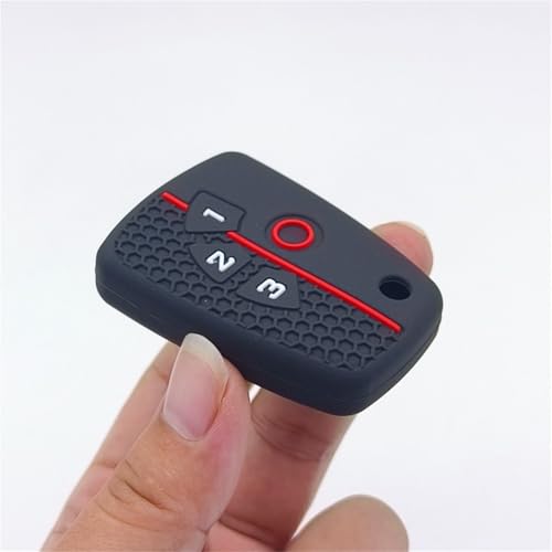 Etui cles telecommande de voiture en silicone a 4 boutons Chevrolet Onix - 2