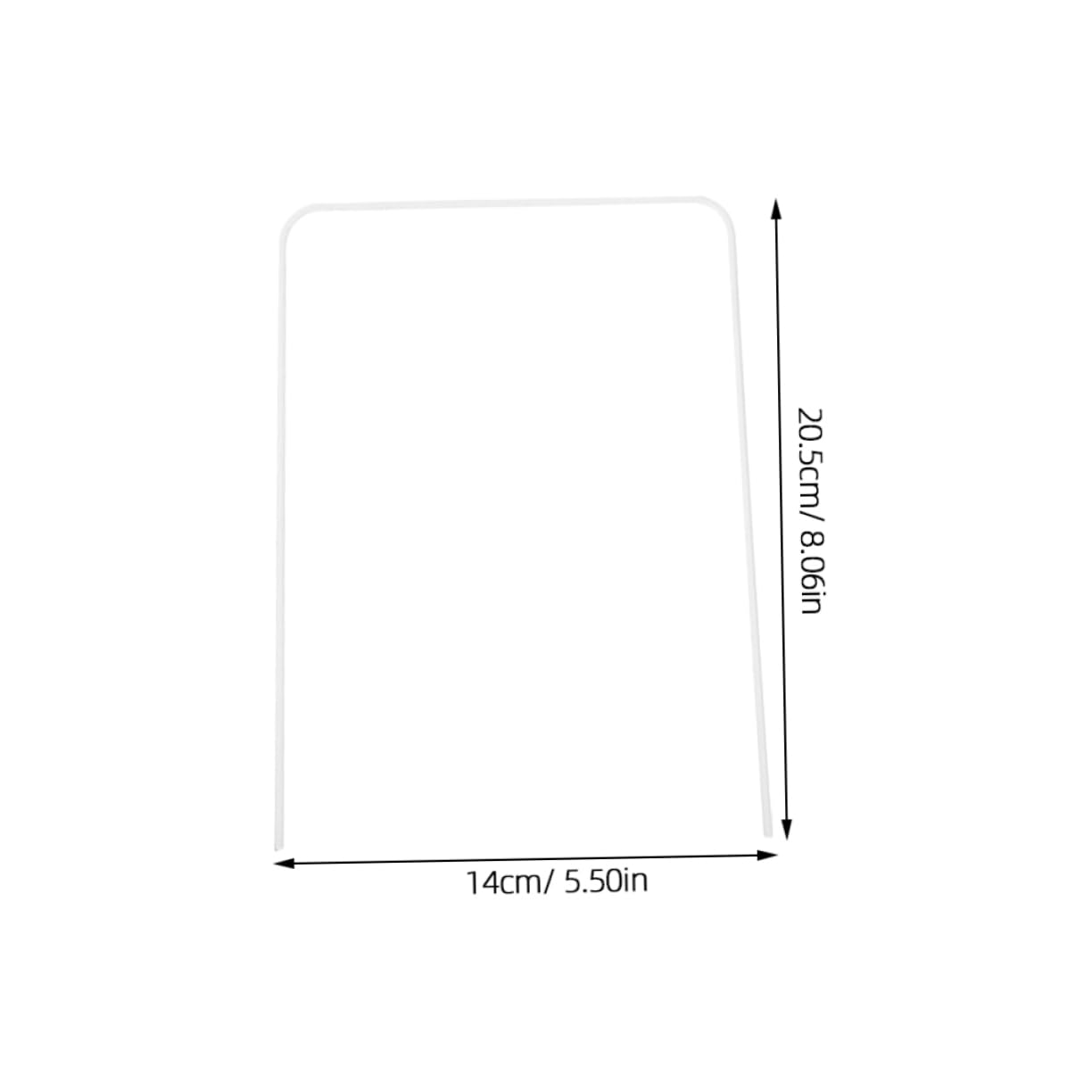 BIUDECO 8Pcs Croquet Wickets Durable Wire Construction for Quick Setup for Outdoor Family Games and Lawn Fun Compact and Portable Design