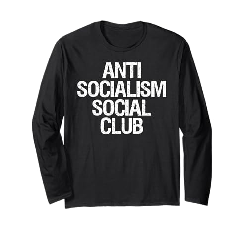 Anti sozialism social club politische parodie humor langarmshirt