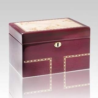 Memorials.com Memento Wood Chest Cremation Urn