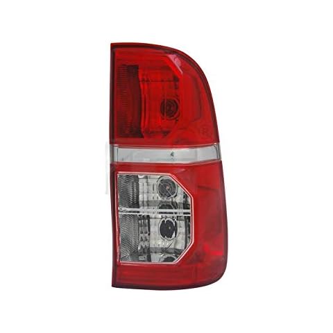 right rear light right side assembly rear light assembly tail lamp driver side red white tail lights compatible with toyota hilux III pick-up 2012 2013 2014 2015 2016- VT671P Cover