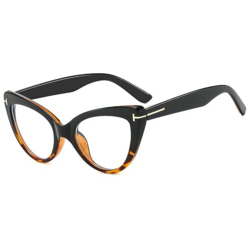 Gafas triangulares de moda JJDFW ojo de gato mujer con protección de luz azul para pantallas