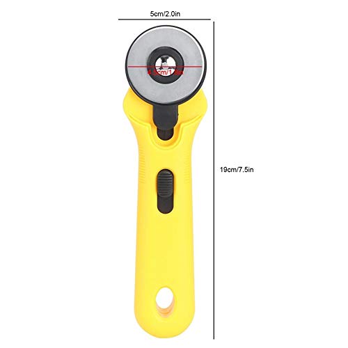 image for Jectse Cutter Knife,Cloth Cutter,Rotating Cutter,45mm Round Cutter Kni