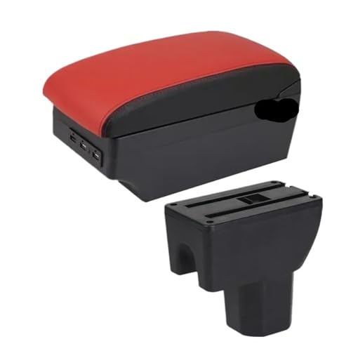 GRQAEQ XYL COjXpA[Xg{bNX XYL COjXp ԗpA[Xg[{bNX USB[d J[ANZT[(C Red black 7USB)