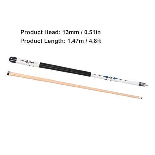 Taco de billar de madera de arce blanco con punta 13 mm miniatura 7