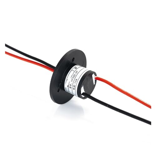 Anillo colector de alta potencia HF-022 de 2 canales y 10A con rotación continua de 360 grados