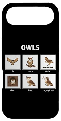 Funny Owl Activities Bird Watching Hooting Raptor Pet Case for iPhone Air
