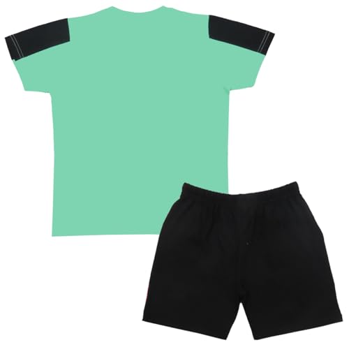 Image of Clothe Funn Boys Printed Cotton Half Sleeves T-Shirt & Shorts Set