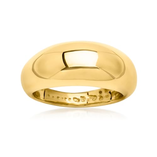 Ross-Simons Italian 14kt Yellow Gold Shiny Dome Ring. Size 7