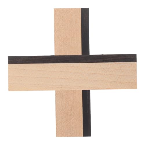 SUPVOX Dobro Guitar Bridge Saddle Maple and Ebony Construction for Acoustic Guitar Replacement