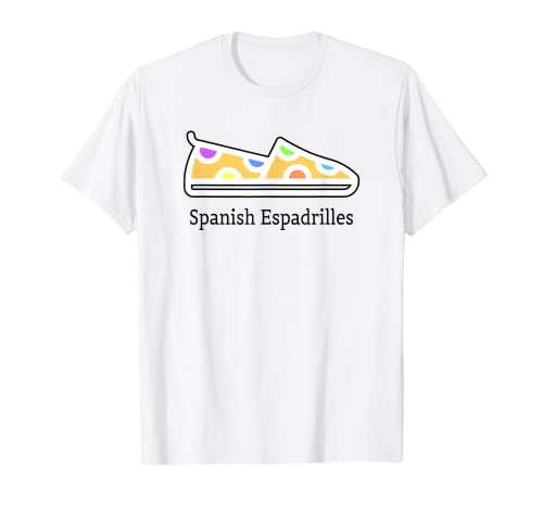 Souvenirs From Spain Flat Espadrilles Spanish Souvenirs T-Shirt