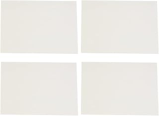 A4 3mm Exhaust Pipe Gaskets, Ceramic Fiber Gasket, Heat Resistance 1260 °C Sealing Sheet for Chimney Stove Flue Pipe-4 PCS
