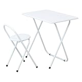 ナカバヤシ 折りたたみデスク&チェア FDC-101W ホワイト