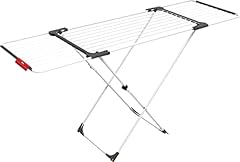 Vileda Surprise, Stendibiancheria Estensibile E Ripiegabile, Alluminio/Resina, Bianco, ‎186 x 57 x 108 cm; 2.7 Kg