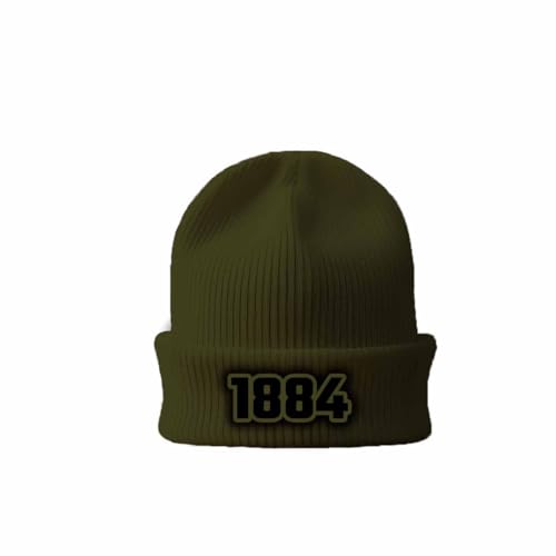 Beanie 1884 Year Cuffed Olive : fini les oreilles froides grâce à ce bonnet épais