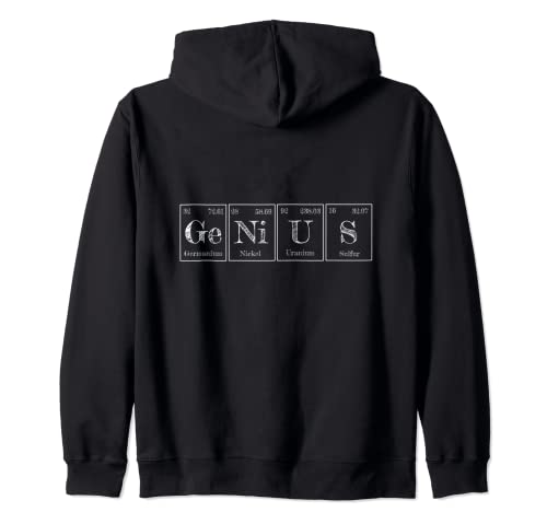 Chemistry Nerd In the table périodique for scientist genius Sweat à Capuche