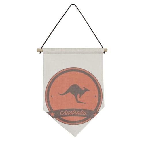 Drapeau australien en toile et finitions premium pour collectionneurs