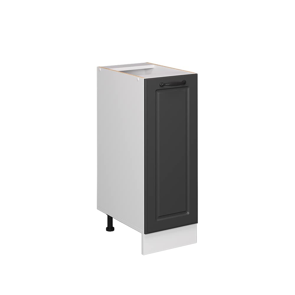 Vicco Pharmacy cabinet Raul, Anthracite country house, 30 cm without worktop, for flexible combination within modular kitchen systems