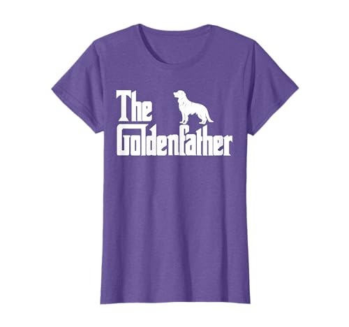 The GoldenFather Funny Golden Retriever Dad Shirt Men Gifts T-Shirt