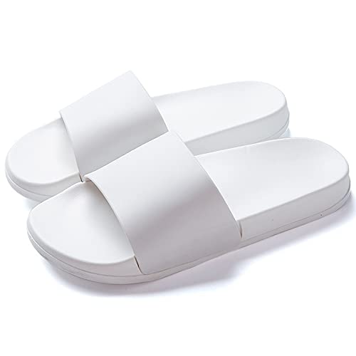 Slippers pour femmes pantoufles non glissantes sandales plage plein air white 9