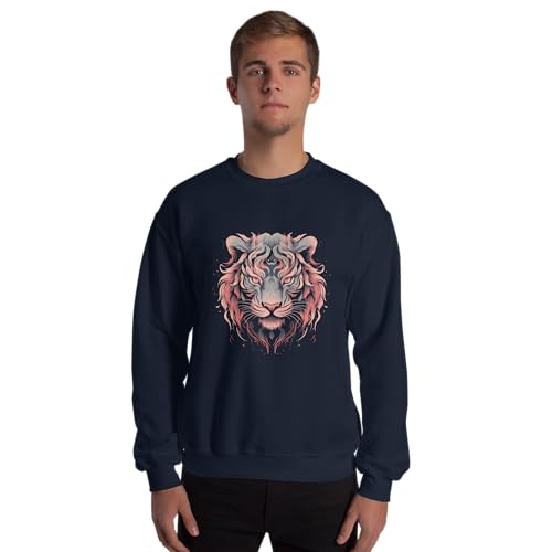 Sweat visage de tigre pull graphique idéal pour vos sorties urbaines