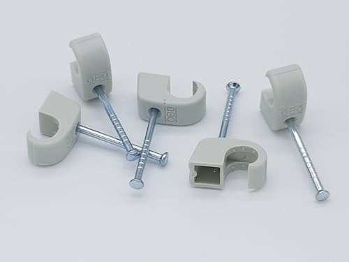 200 Stück OBO Bettermann Nagelschelle für Kabel mit einem Durchmesser von 7-12 mm, mit einem 35 mm Nagel (200)