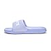 Lacoste Women's Serve Slide 1.0, Light Purple & White, 7