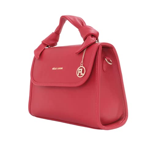 Sac à main pour femme en cuir synthétique rigide qui garde sa forme