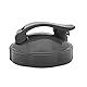 Flip Top To-Go Deckel Ersatz Teile Kompatibel mit Nutribullet 600/900W Becher (Grau, 2er-Pack)