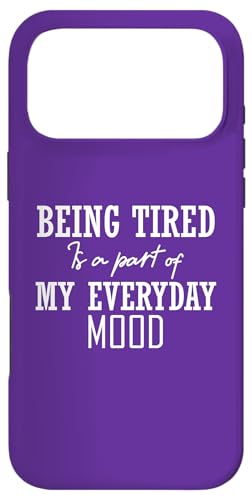 Being Tired Everyday Mood ���p�� �ʔ����X���[�K�� �X�}�z�P�[�X iPhone 17 Pro Max �p