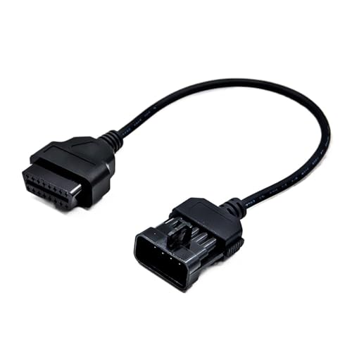 NZLKPNQQ 12 Pin OBD2 Connector Adapter for GM 12 PIN Diagnostic Extension Cable for Nissan 14 pin to 16 Pin(Type 8)