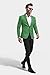 Men's Blazer 2 Button Long Sleeve Regular Fit Suit Sport Coat Jacket Business Casual Lightweight Sport Coat Green