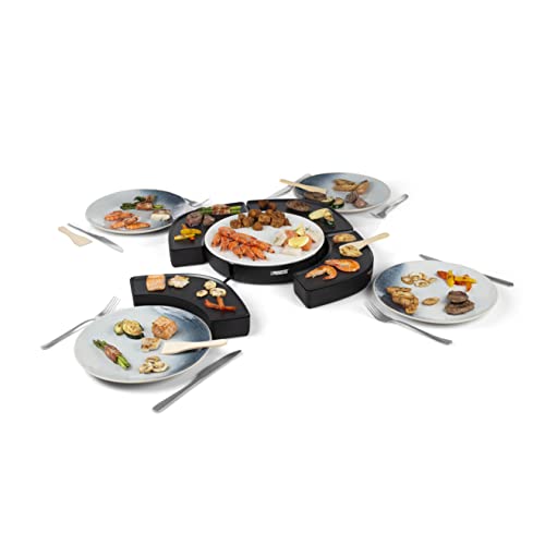 Ensemble de cuisson Princess Dinner4All Circle avec 4 plaques individuelles et spatules - 2