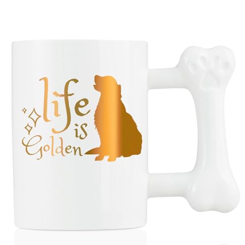 Onebttl Golden Retriever Gifts for Women Men, Life is Golden,