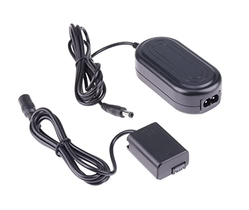 Hersmay AC-PW20 Netzteil mit NP-FW50 Dummy Batterie für Sony Alpha 6000 A6300 A6400 A6500 A5000 A5100 Alpha 7 II A7II A7s RX10 III NEX-5 NEX-6 DSC-RX10 SLT-A37 A37 A35 A33-4m Cover