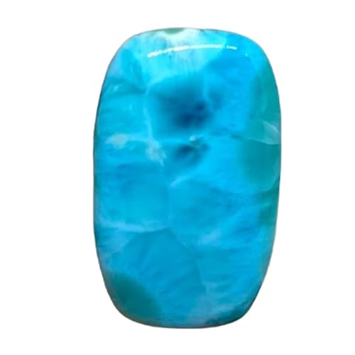 Larimar cabochon en vrac 43x25x6mm bricolage fabrication bijoux bague collier