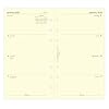 Filofax Personal week on two pages cotton cream English 2026 diary 26-68424
