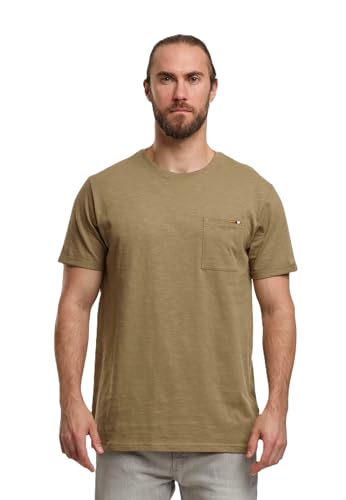 T-shirt homme vert Indicode INAndorra anti-déformation regular