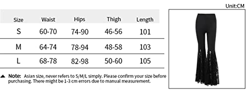 Instobig Goth Fashion Flare Pants Trad Mall Goth Flare Bell Bottom Trousers Y2K Wide Leg Pants For Women #TOP6
