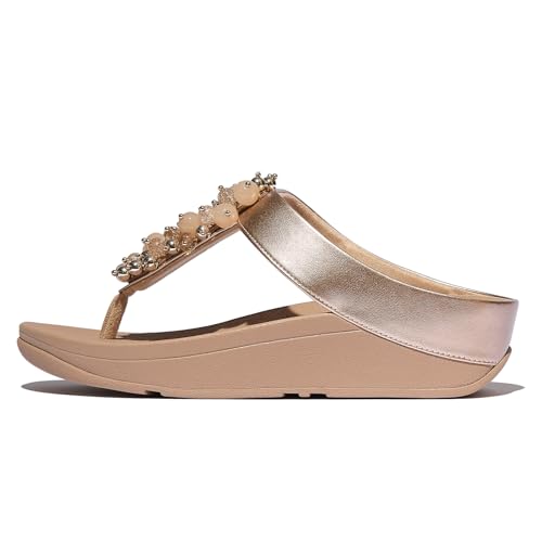 Image of FitFlop Fino Bauble-Bead Toe-Post Sandals