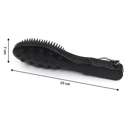 JAY BHAGWATI TOOLS & MACHINERY Comb Straightener Electric Straightening Hot Comb Heated Ceramic Hairbrush Straightening Brush For Hair & Beards, Black 4