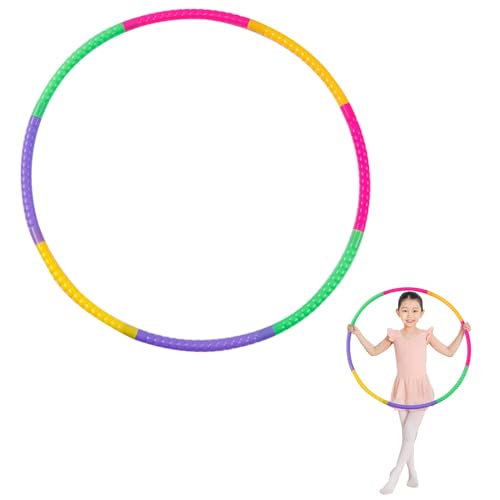 Hula Hoop Pour Enfants - 8 Sections Amovibles, Diamètre 58 Cm, Multicolore, Jeu Et Fitness