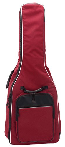 Kirstein »Easyline » housse pour guitare classique rouge vin au format 1/2 - Les Beatles, Paul McCartney, John Lennon, RIngo Starr, George Harrison Kirstein"Easyline" housse pour guitare classique rouge vin au format 1/2
